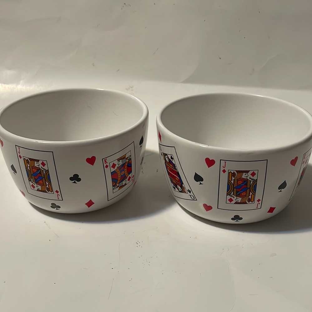 Playing Card Bowls